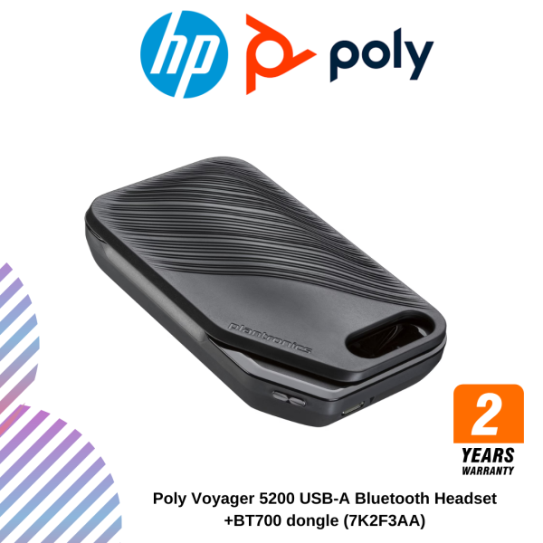 Poly Voyager 5200 USB-A Bluetooth Headset +BT700 dongle (7K2F3AA)