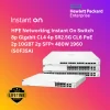 HPE Networking Instant On Switch 8p Gigabit CL4 4p SR2.5G CL6 PoE 2p 10GBT 2p SFP+ 480W 1960 (S0F35A)
