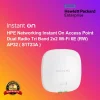HPE Networking Instant On Access Point Dual Radio Tri Band 2x2 Wi‑Fi 6E (RW) AP32 ( S1T23A )