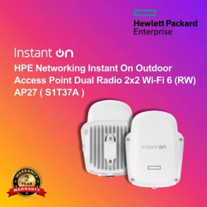 HPE Networking Instant On Outdoor Access Point Dual Radio 2x2 Wi‑Fi 6 (RW) AP27 ( S1T37A )