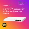 HPE Networking Instant On Switch 8p Gigabit CL4 4p SR2.5G CL6 PoE 2p 10GBT 2p SFP+ 480W 1960 (S0F35A)