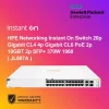 HPE Networking Instant On Switch 20p Gigabit CL4 4p Gigabit CL6 PoE 2p 10GBT 2p SFP+ 370W 1960 ( JL807A )