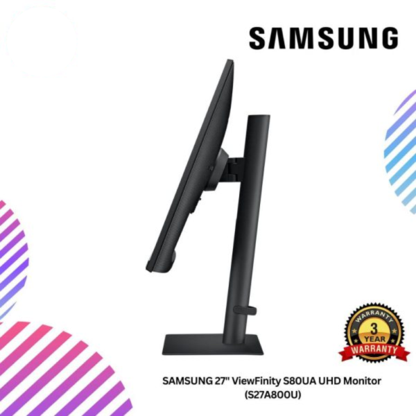 SAMSUNG 27" ViewFinity S80UA UHD Monitor  (S27A800U)