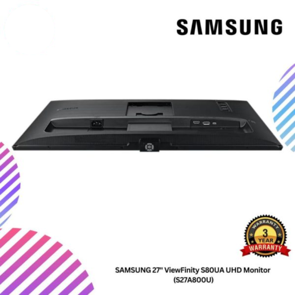 SAMSUNG 27" ViewFinity S80UA UHD Monitor  (S27A800U)