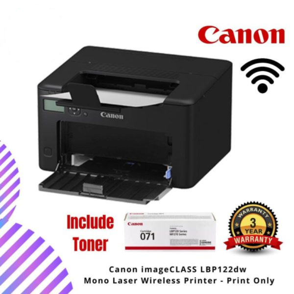 Canon imageCLASS LBP122dw Mono Laser Wireless Printer - Print Only
