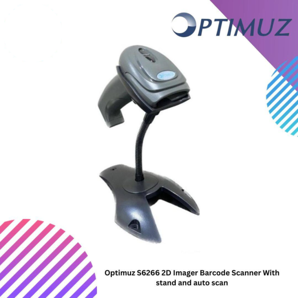 online-2024-12-14T114521.619.png Optimuz S6266 2D Imager Barcode Scanner With stand and auto scan