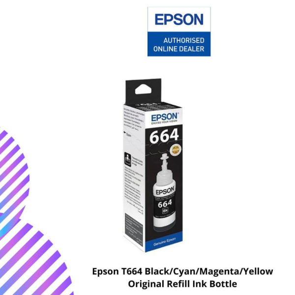 online-2024-12-14T120748.354.png Epson T664 Black/Cyan/Magenta/Yellow Original Refill Ink Bottle (For L200/210/220/300/310/350/355/360/365/445/550/555/565/664)
