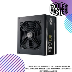 COOLER MASTER MWE Gold 750 - V2 Full Modular 80 PLUS GOLD ATX PSU (MPE-7501-AFAAG-UK)