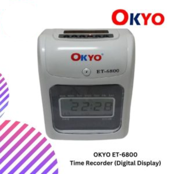 OKYO ET-6800 Time Recorder (Digital Display)