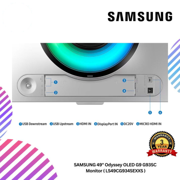 SAMSUNG 49" Odyssey OLED G9 G93SC  Monitor ( LS49CG934SEXXS )
