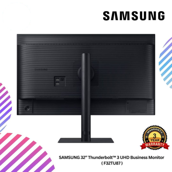 SAMSUNG 32” Thunderbolt™ 3 UHD Business Monitor  ( F32TU87 )