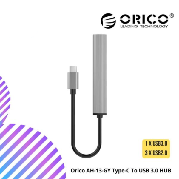 Orico AH-13-GY Type-C To USB 3.0 HUB