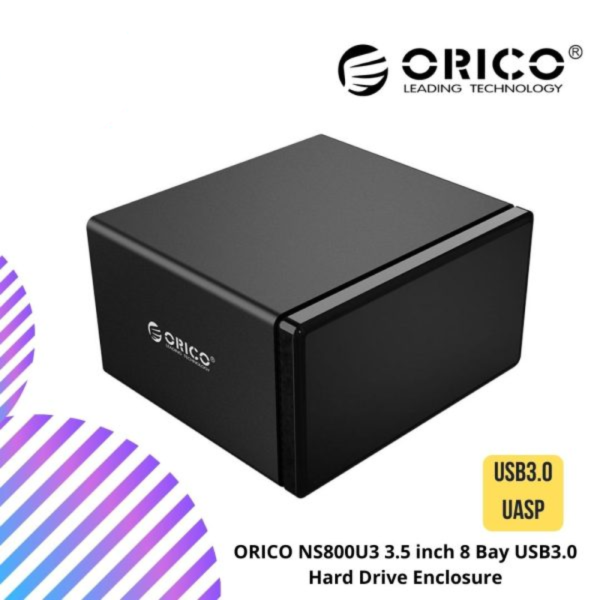 ORICO NS800U3 3.5 inch 8 Bay USB3.0 Hard Drive Enclosure