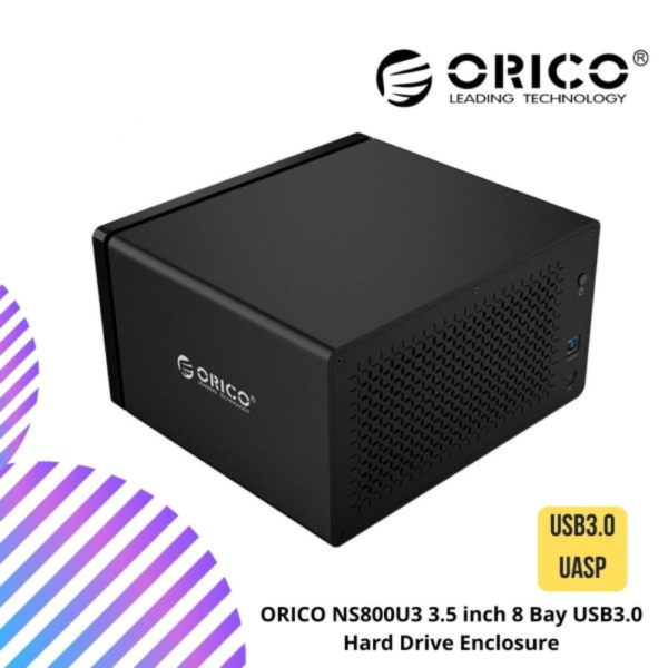 ORICO NS800U3 3.5 inch 8 Bay USB3.0 Hard Drive Enclosure
