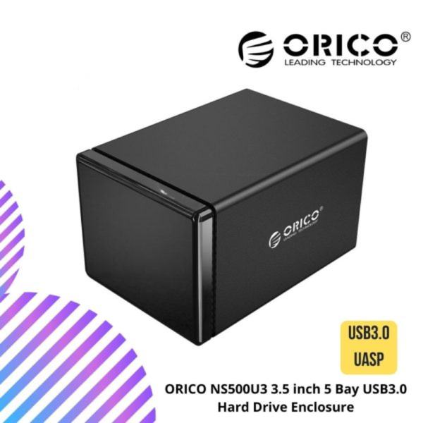 ORICO NS500U3 3.5 inch 5 Bay USB3.0 Hard Drive Enclosure