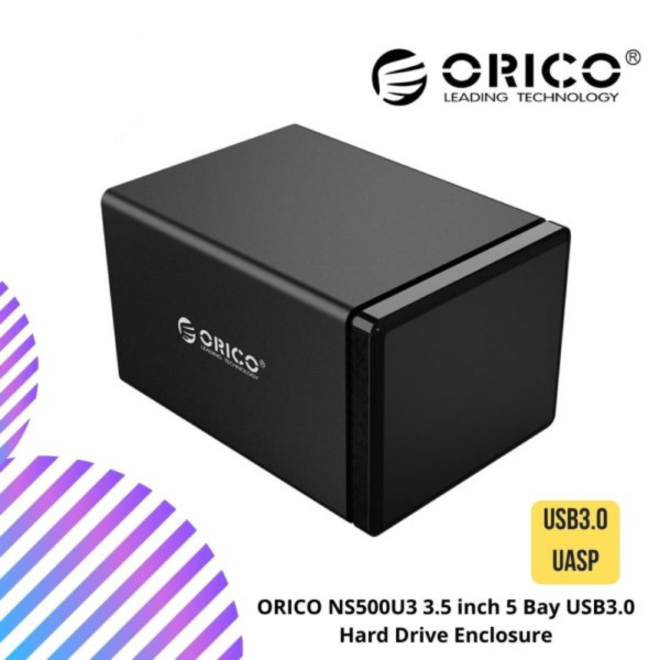 ORICO NS500U3 3.5 inch 5 Bay USB3.0 Hard Drive Enclosure