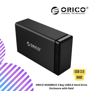 ORICO NS200RU3 2 Bay USB3.0 Hard Drive Enclosure with Raid