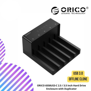 ORICO 6558US3-C 2.5 / 3.5 inch Hard Drive Enclosure with Duplicator