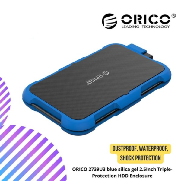 ORICO 2739U3 blue silica gel 2.5Inch Triple-Protection HDD Enclosure