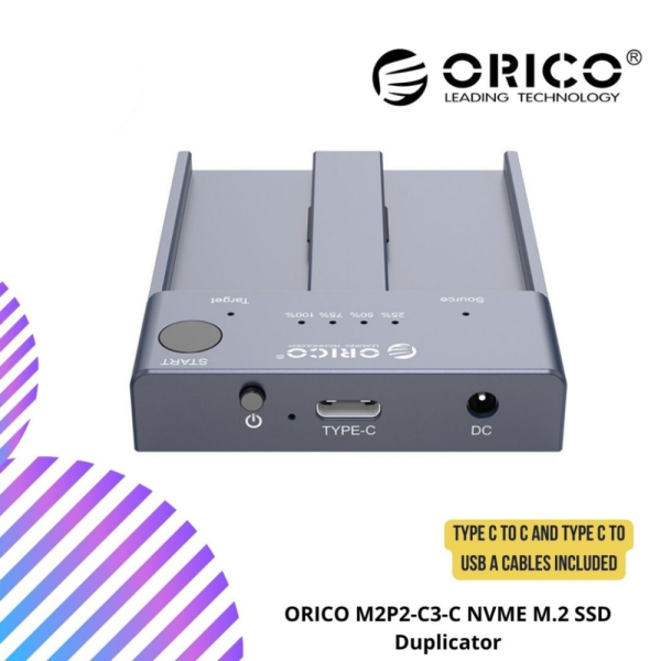 ORICO M2P2-C3-C NVME M.2 SSD Duplicator