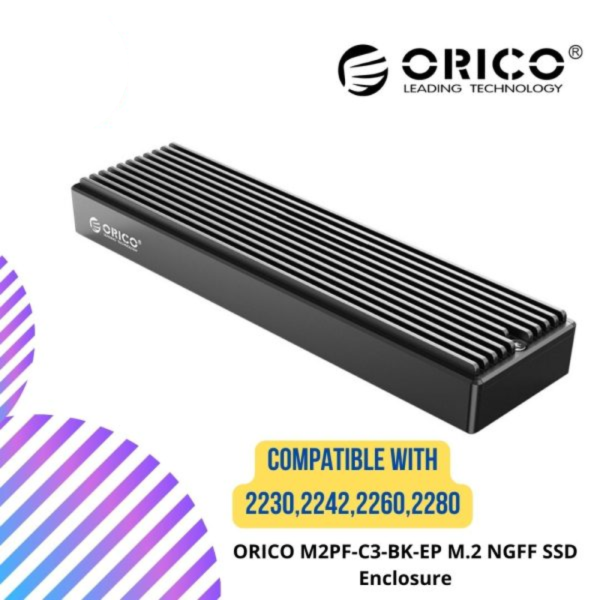 ORICO M2PF-C3-BK-EP M.2 NGFF SSD Enclosure