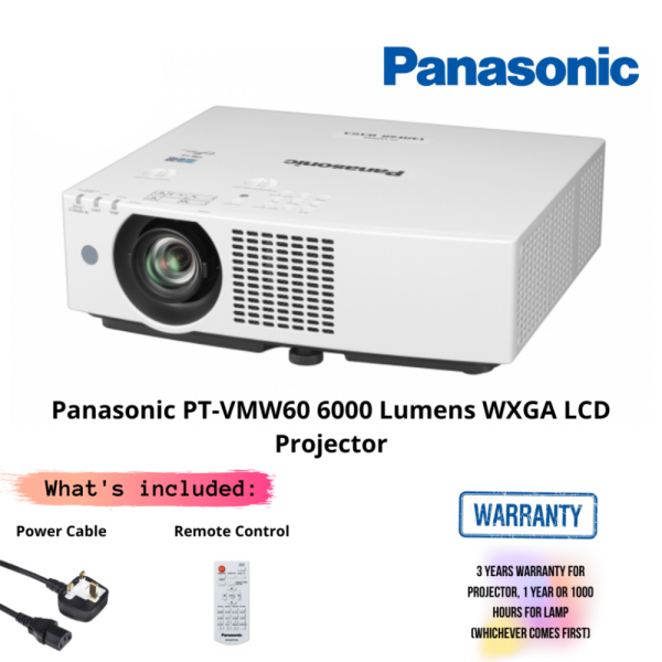 Panasonic PT-VMZ50 5000 Lumens WUXGA LCD Projector