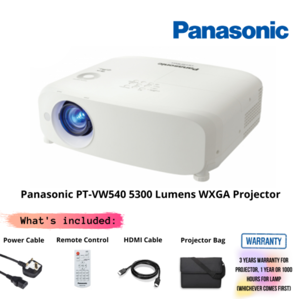 Panasonic PT-VW540 5300 Lumens WXGA Projector