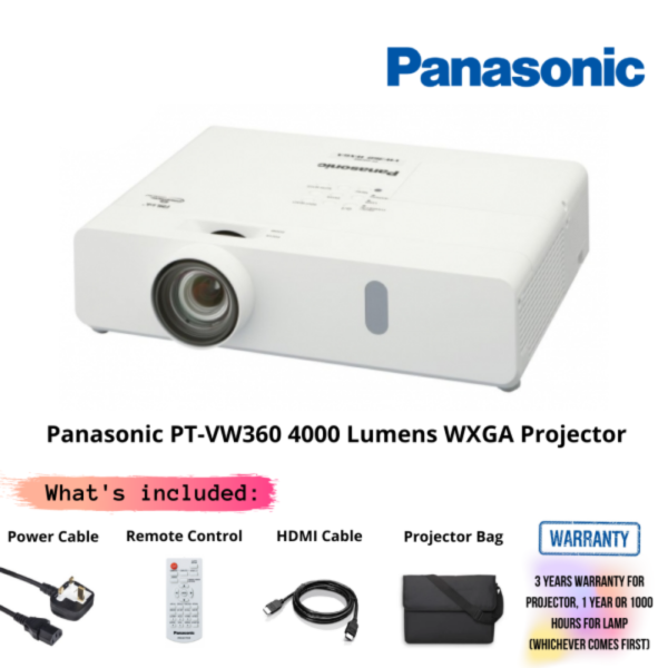 Panasonic PT-VW360 4000 Lumens WXGA Projector