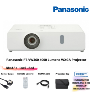 Panasonic PT-VW360 4000 Lumens WXGA Projector