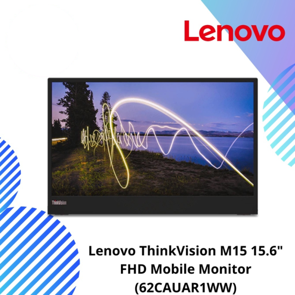 Lenovo ThinkVision M15 15.6" FHD Mobile Monitor (62CAUAR1WW)