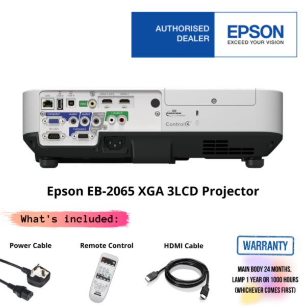 Epson EB-2065 XGA 3LCD Projector