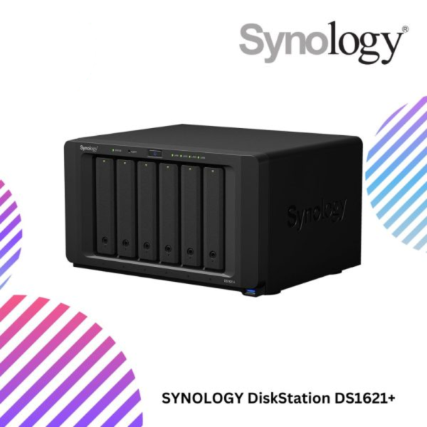 SYNOLOGY DiskStation DS1621+ 6BAY/RYZEN/2.2GHZ-QC/4GB/4GLAN/2NVMe
