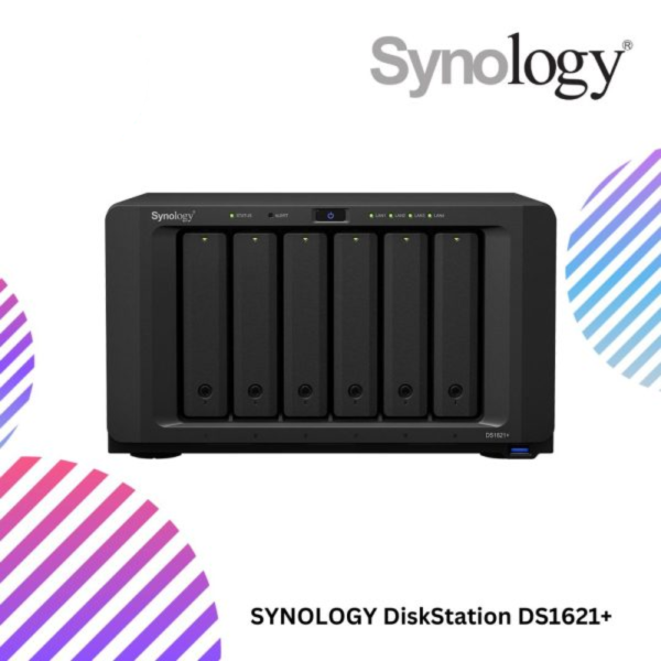 SYNOLOGY DiskStation DS1621+ 6BAY/RYZEN/2.2GHZ-QC/4GB/4GLAN/2NVMe