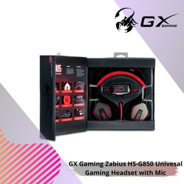 GX Gaming Zabius HS-G850 Univesal Gaming Headset with Mic