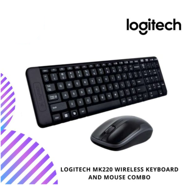 LOGITECH MK220 WIRELESS KEYBOARD AND MOUSE COMBO