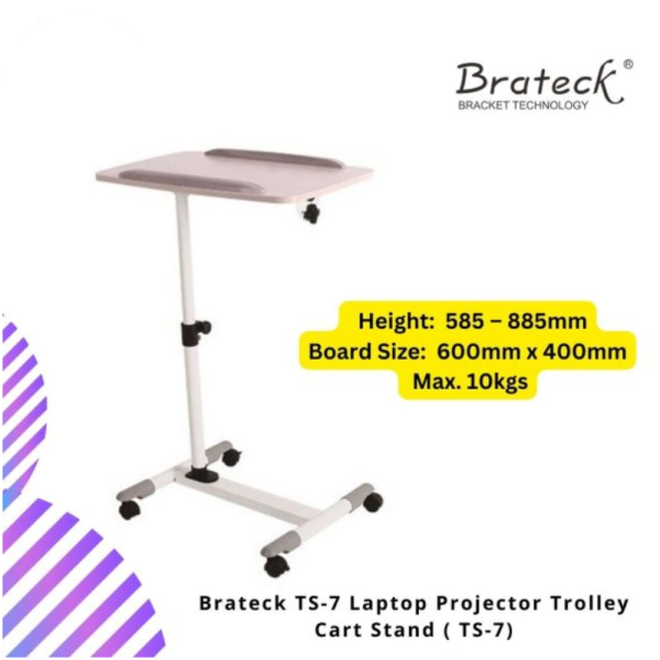 online-img-2024-12-16T155317.801.png Brateck TS-7 Laptop Projector Trolley Cart Stand ( TS-7)
