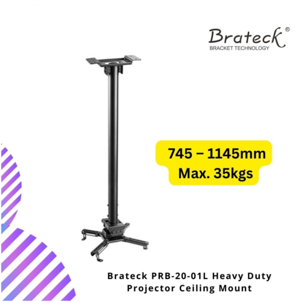 Brateck PRB-20-01L Heavy Duty Projector Ceiling Mount