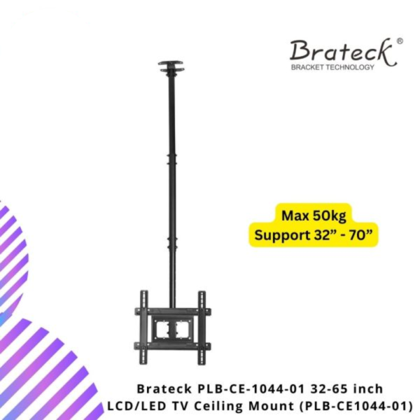 Brateck PLB-CE-1044-01 32-65 inch LCD/LED TV Ceiling Mount (PLB-CE1044-01)