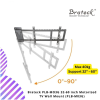 Brateck PLB-MO3G 32-60 inch Motorized TV Wall Mount (PLB-M03G)