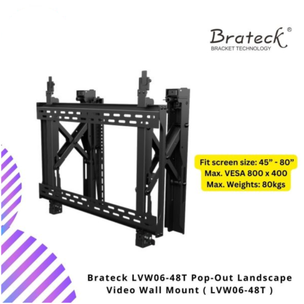 Brateck LVW06-48T Pop-Out Landscape Video Wall Mount ( LVW06-48T )