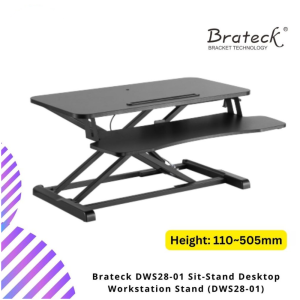 Brateck DWS28-01 Sit-Stand Desktop Workstation Stand ( DWS28-01 )