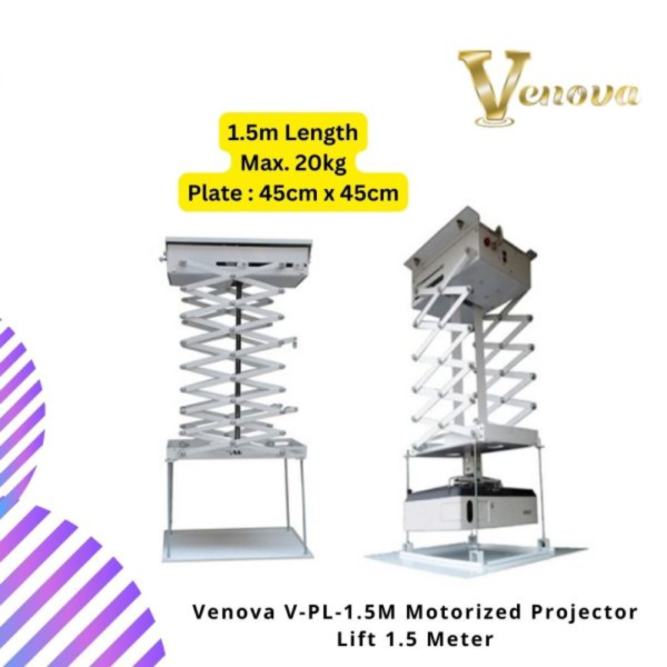 Venova V-PL-1.5M Motorized Projector Lift 1.5 Meter