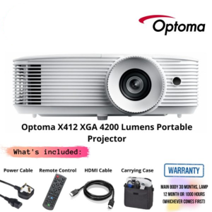 Optoma X412 XGA 4200 Lumens Portable Projector