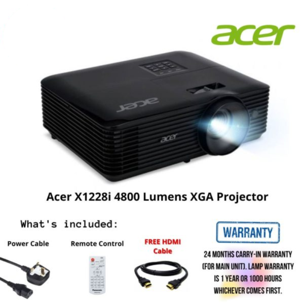Acer X1228i 4800 Lumens XGA Projector