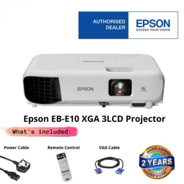Epson EB-E10 XGA 3LCD Projector