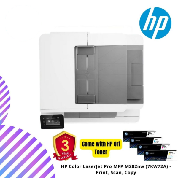 HP Color LaserJet Pro MFP M282nw (7KW72A) - Print, Scan, Copy