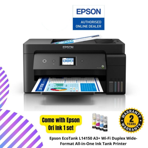 Epson EcoTank L14150 A3+ Wi-Fi Duplex Wide-Format All-in-One Ink Tank Printer