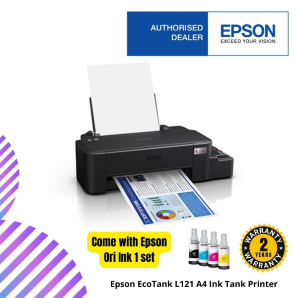 Epson EcoTank L121 A4 Ink Tank Printer
