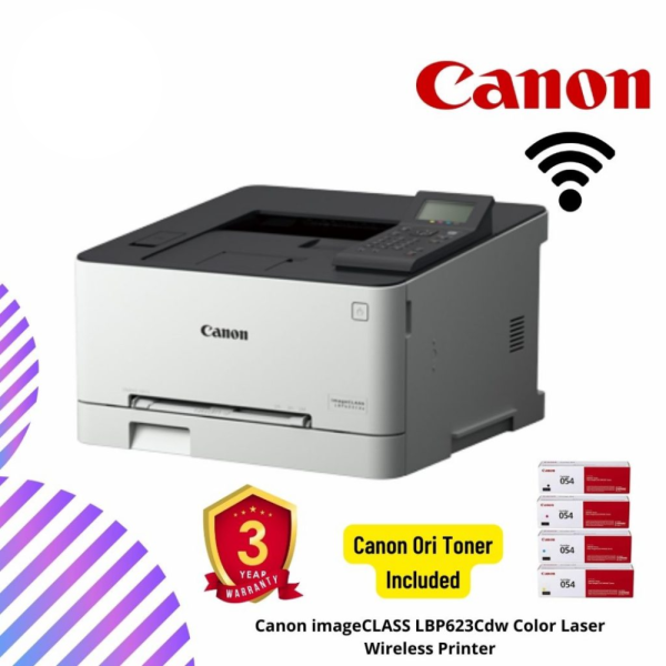 Canon imageCLASS LBP623Cdw Color Laser Wireless Printer
