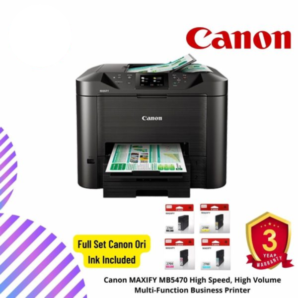 Canon MAXIFY MB5470 High Speed, High Volume Multi-Function Business Printer